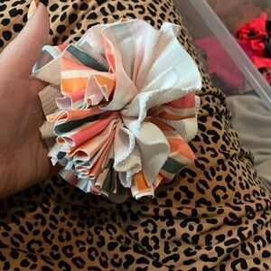 B33 Small Shop Jumbo Shredded Headwrap— Retro Stripes